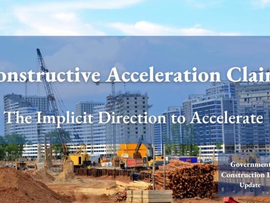 Constructive Acceleration Claims